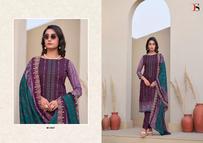 Bin Saeed 13 Lawn Collection Deepsy Cotton Karachi Salwar Suits Supplier India