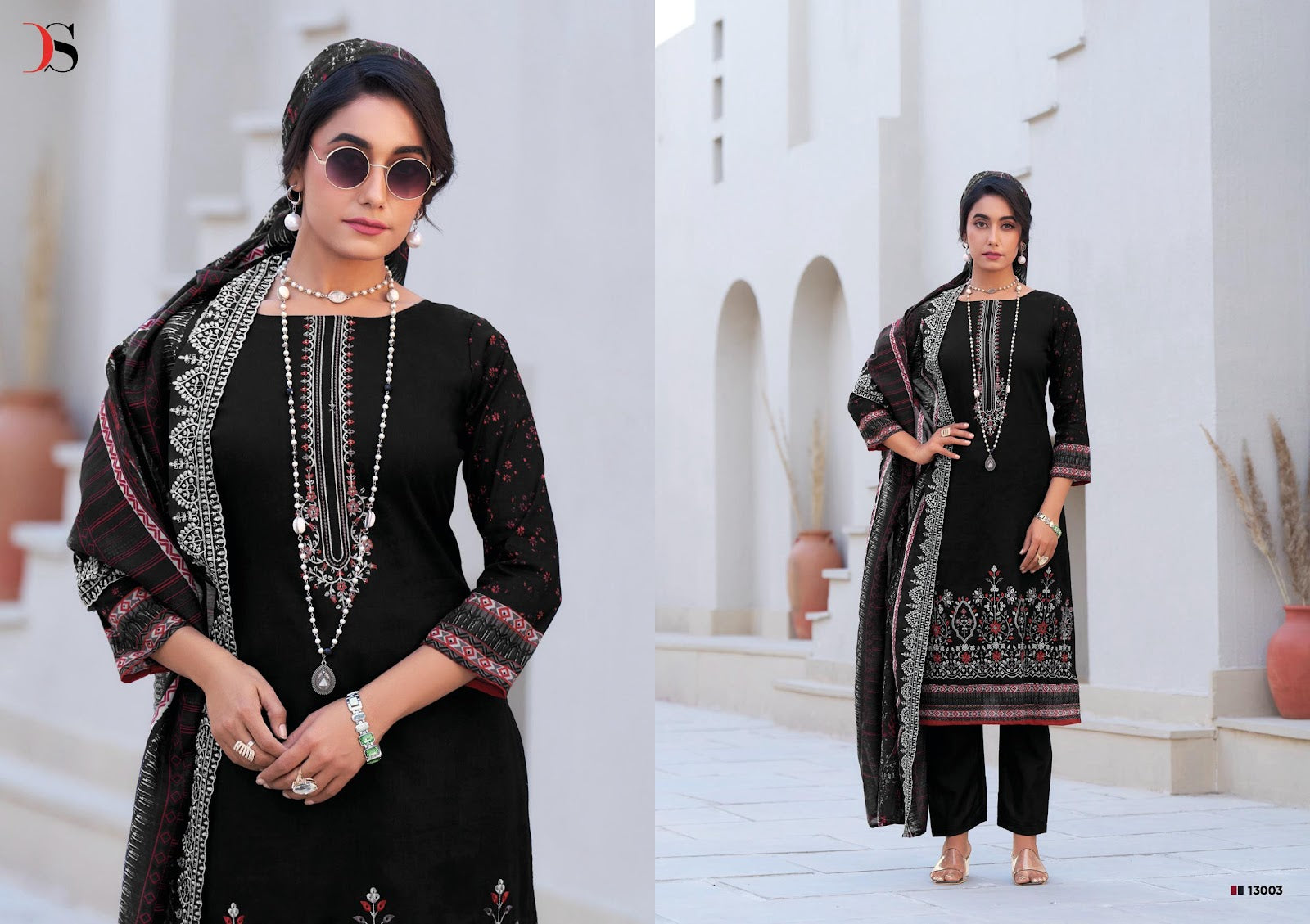 Bin Saeed 13 Lawn Collection Deepsy Cotton Karachi Salwar Suits Supplier India