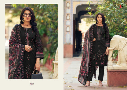 Bin Saeed 16 Lawn Collection Deepsy Pure Cotton Pakistani Salwar Suits Wholesale