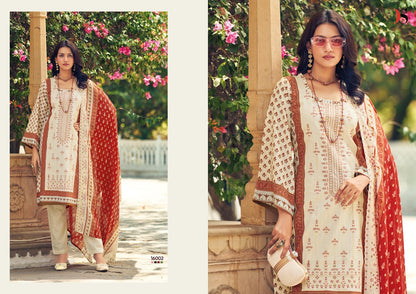 Bin Saeed 16 Lawn Collection Deepsy Pure Cotton Pakistani Salwar Suits Wholesale