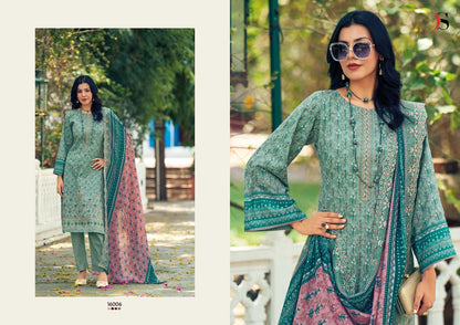 Bin Saeed 16 Lawn Collection Deepsy Pure Cotton Pakistani Salwar Suits Wholesale
