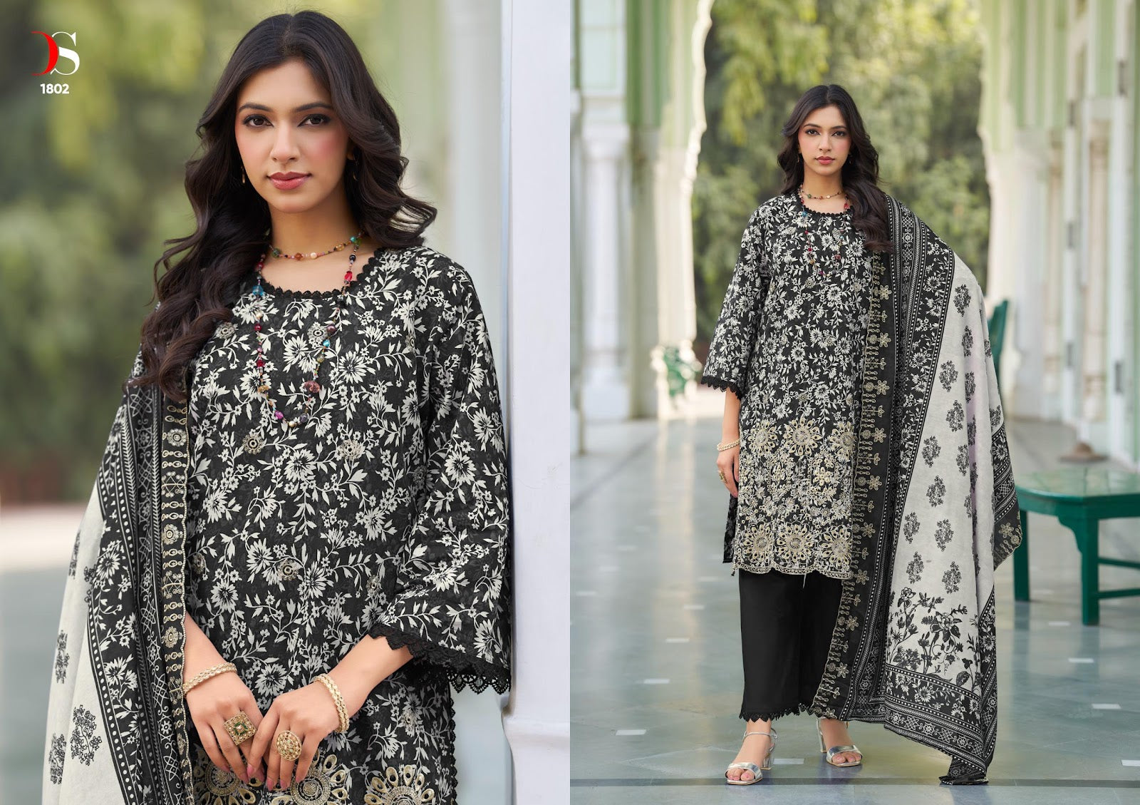 Bin Saeed 18 Lawn Collection Deepsy Cotton Karachi Readymade Suits Supplier India