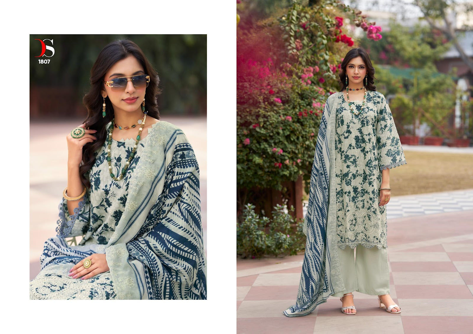 Bin Saeed 18 Lawn Collection Deepsy Cotton Karachi Readymade Suits Supplier India