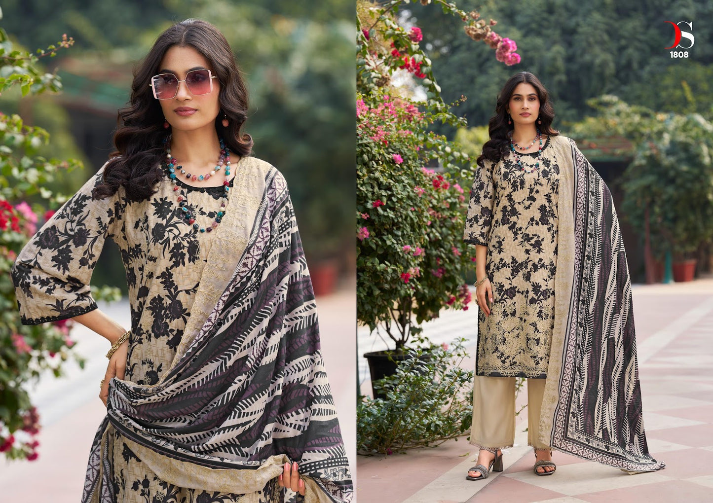 Bin Saeed 18 Lawn Collection Deepsy Cotton Karachi Readymade Suits Supplier India