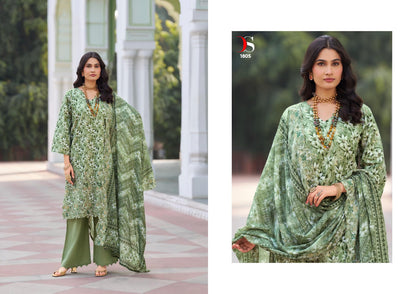 Bin Saeed 18 Lawn Collection Deepsy Cotton Karachi Readymade Suits Supplier India