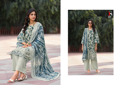 Bin Saeed 18 Lawn Collection Deepsy Cotton Karachi Salwar Suits Manufacturer Ahmedabad