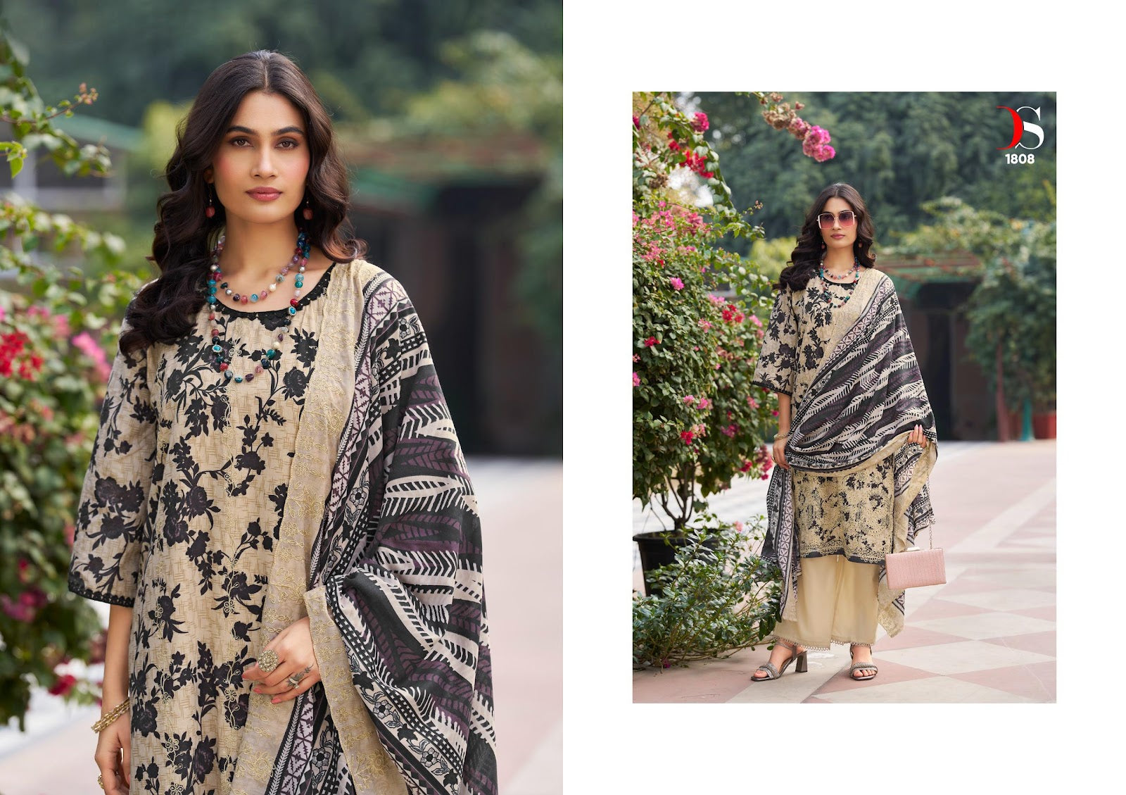 Bin Saeed 18 Lawn Collection Deepsy Cotton Karachi Salwar Suits Manufacturer Ahmedabad