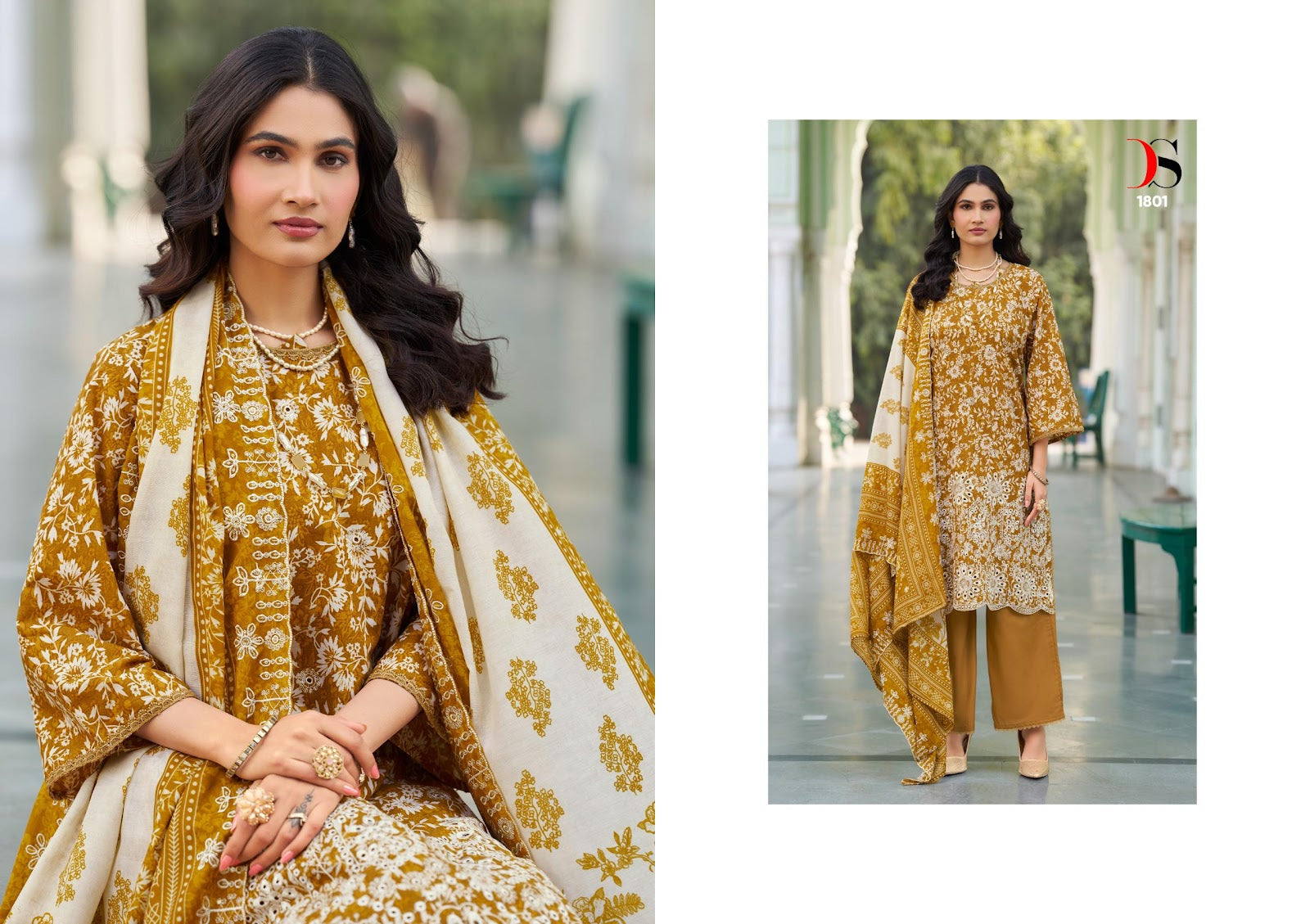 Bin Saeed 18 Lawn Collection Deepsy Cotton Karachi Salwar Suits Manufacturer Ahmedabad