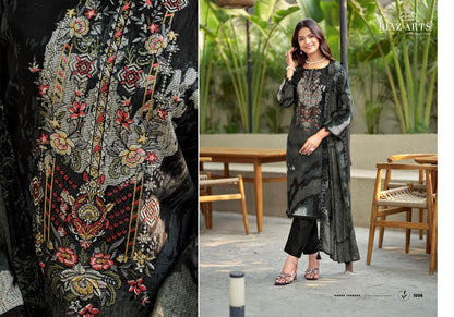 Bin Saeed 2104 Riaz Art Cotton Cambric Karachi Salwar Suits Supplier Gujarat