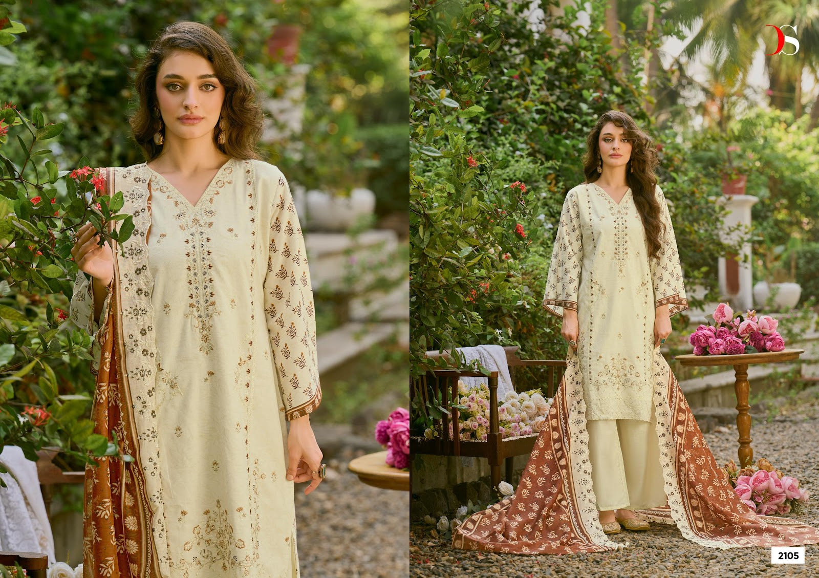 Bin Saeed 21 Lawn Collection Deepsy Cotton Karachi Salwar Suits Exporter Gujarat