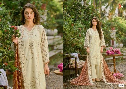 Bin Saeed 21 Lawn Collection Deepsy Cotton Karachi Salwar Suits Exporter Gujarat