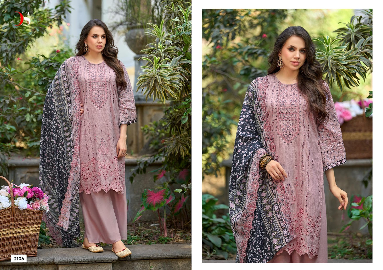 Bin Saeed 21 Lawn Collection Deepsy Cotton Karachi Salwar Suits Exporter Gujarat