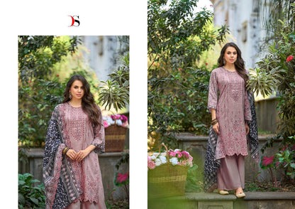 Bin Saeed 21 Lawn Collection Deepsy Cotton Karachi Salwar Suits Exporter Gujarat
