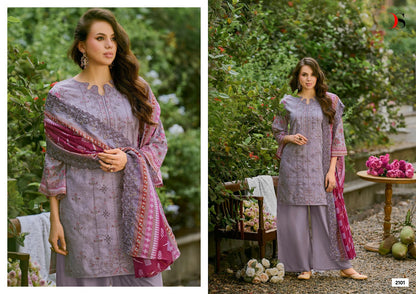 Bin Saeed 21 Lawn Collection Deepsy Cotton Karachi Salwar Suits Exporter Gujarat