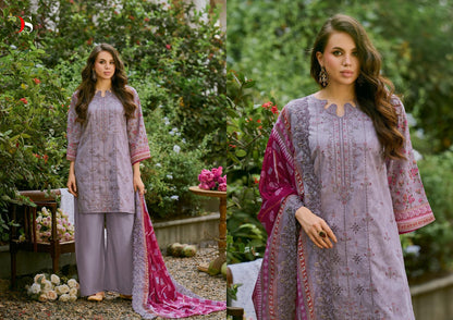 Bin Saeed 21 Lawn Collection Deepsy Cotton Karachi Salwar Suits Exporter Gujarat