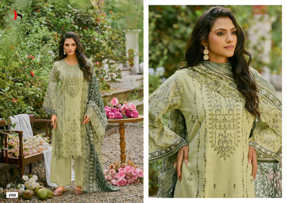 Bin Saeed 21 Lawn Collection Deepsy Cotton Karachi Salwar Suits Exporter Gujarat