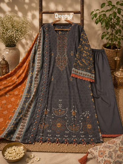Bin Saeed 22 Lawn Collection Deepsy Cotton Pakistani Readymade Suits Supplier Gujarat