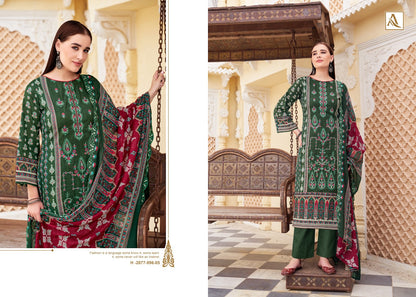Bin Saeed Edition 12 Alok Cambric Cotton Karachi Salwar Suits Wholesaler India