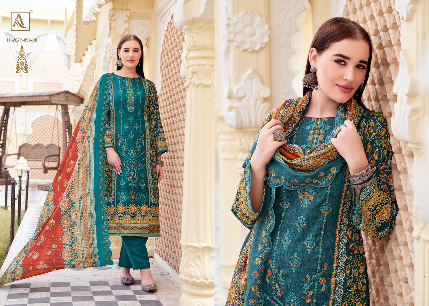 Bin Saeed Edition 12 Alok Cambric Cotton Karachi Salwar Suits Wholesaler India