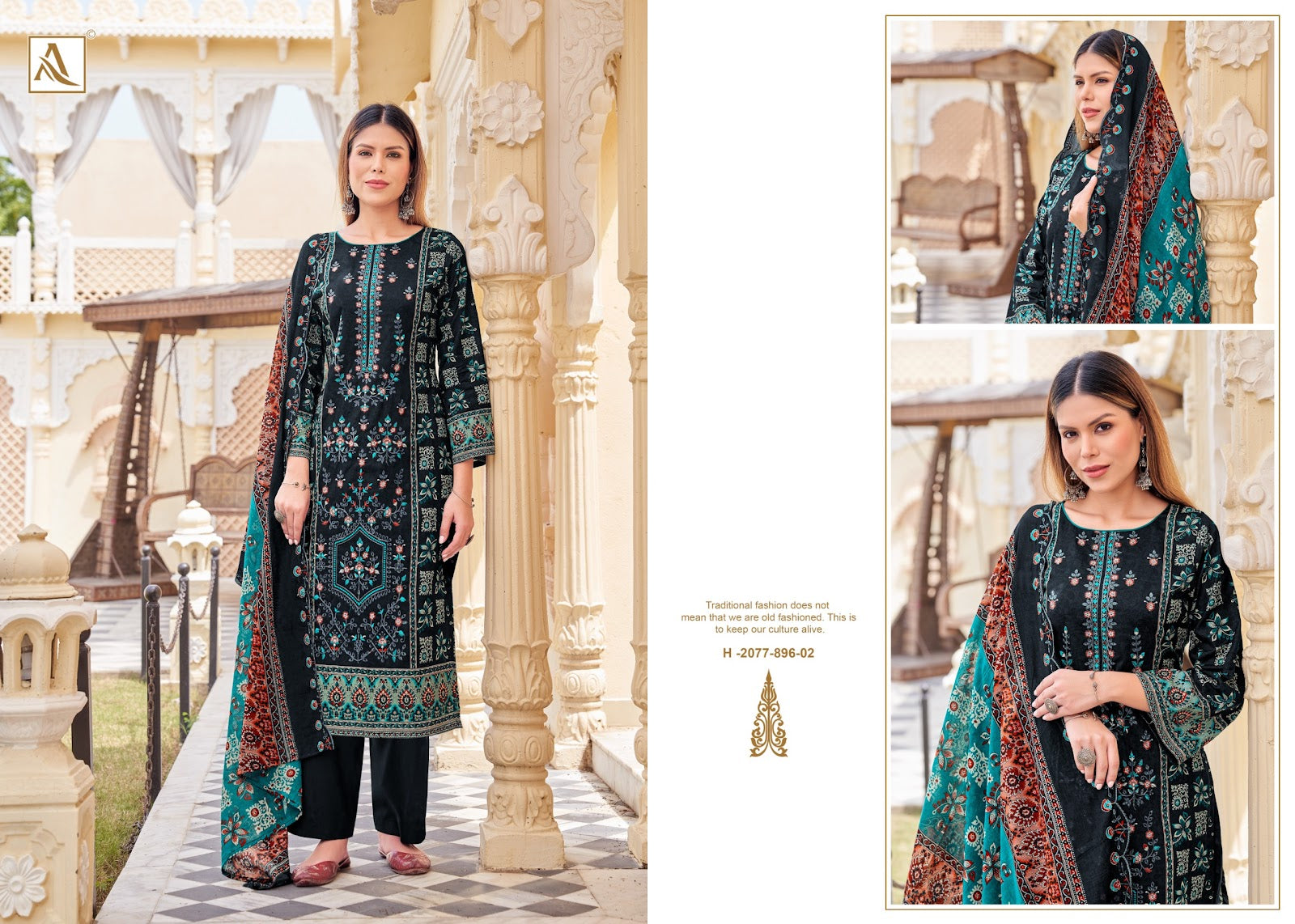 Bin Saeed Edition 12 Alok Cambric Cotton Karachi Salwar Suits Wholesaler India