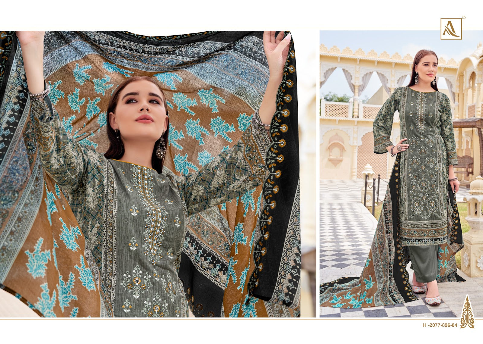 Bin Saeed Edition 12 Alok Cambric Cotton Karachi Salwar Suits Wholesaler India