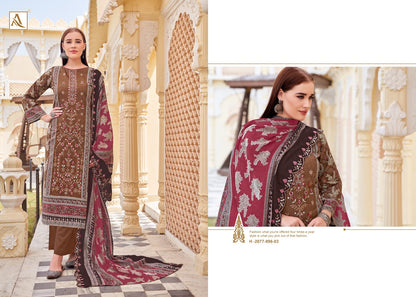 Bin Saeed Edition 12 Alok Cambric Cotton Karachi Salwar Suits Wholesaler India