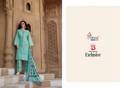 Bin Saeed Exclusive Shree Fabs Cotton Karachi Salwar Suits Wholesaler India