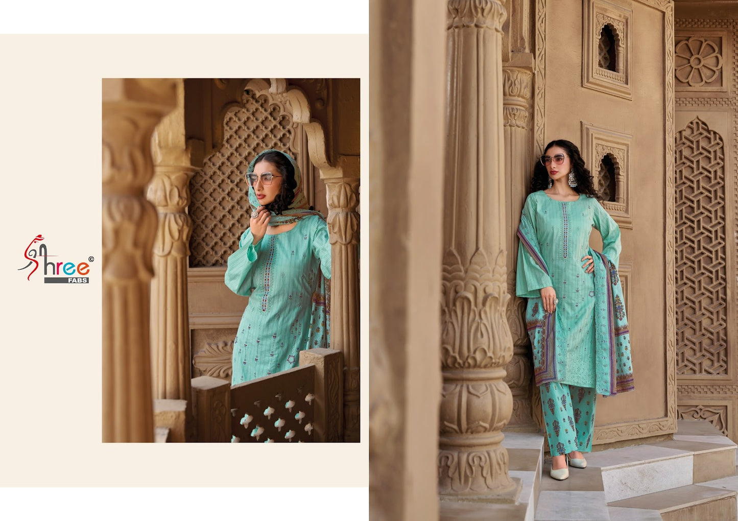 Bin Saeed Exclusive Shree Fabs Cotton Karachi Salwar Suits Wholesaler India