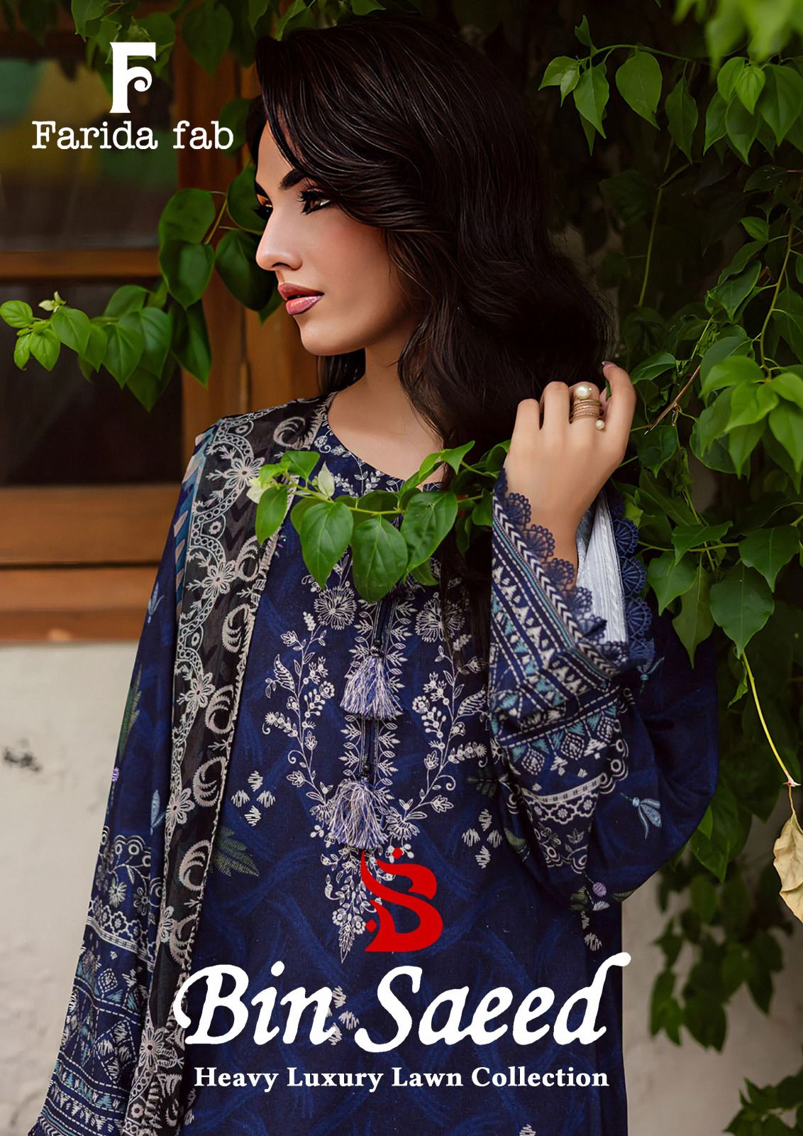 Bin Saeed Farida Fab Mix Cotton Karachi Salwar Suits Wholesaler India