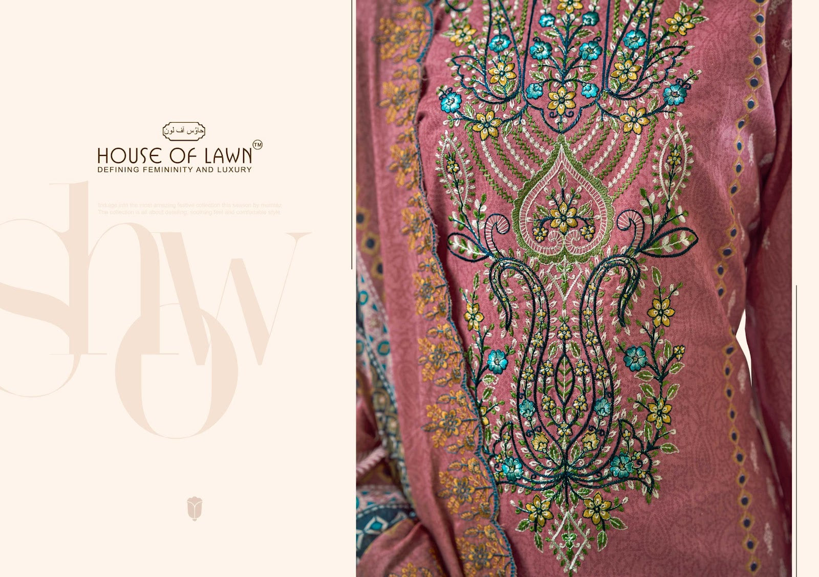 Bin Saeed House Of Lawn Cotton Karachi Salwar Suits Wholesaler India