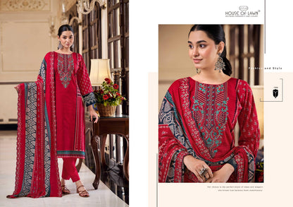Bin Saeed House Of Lawn Cotton Karachi Salwar Suits Wholesaler India