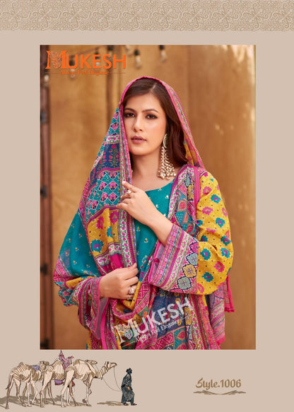 Bin Saeed Mukesh Karachi Banwery Muslin Readymade Pant Style Suits Wholesale Price