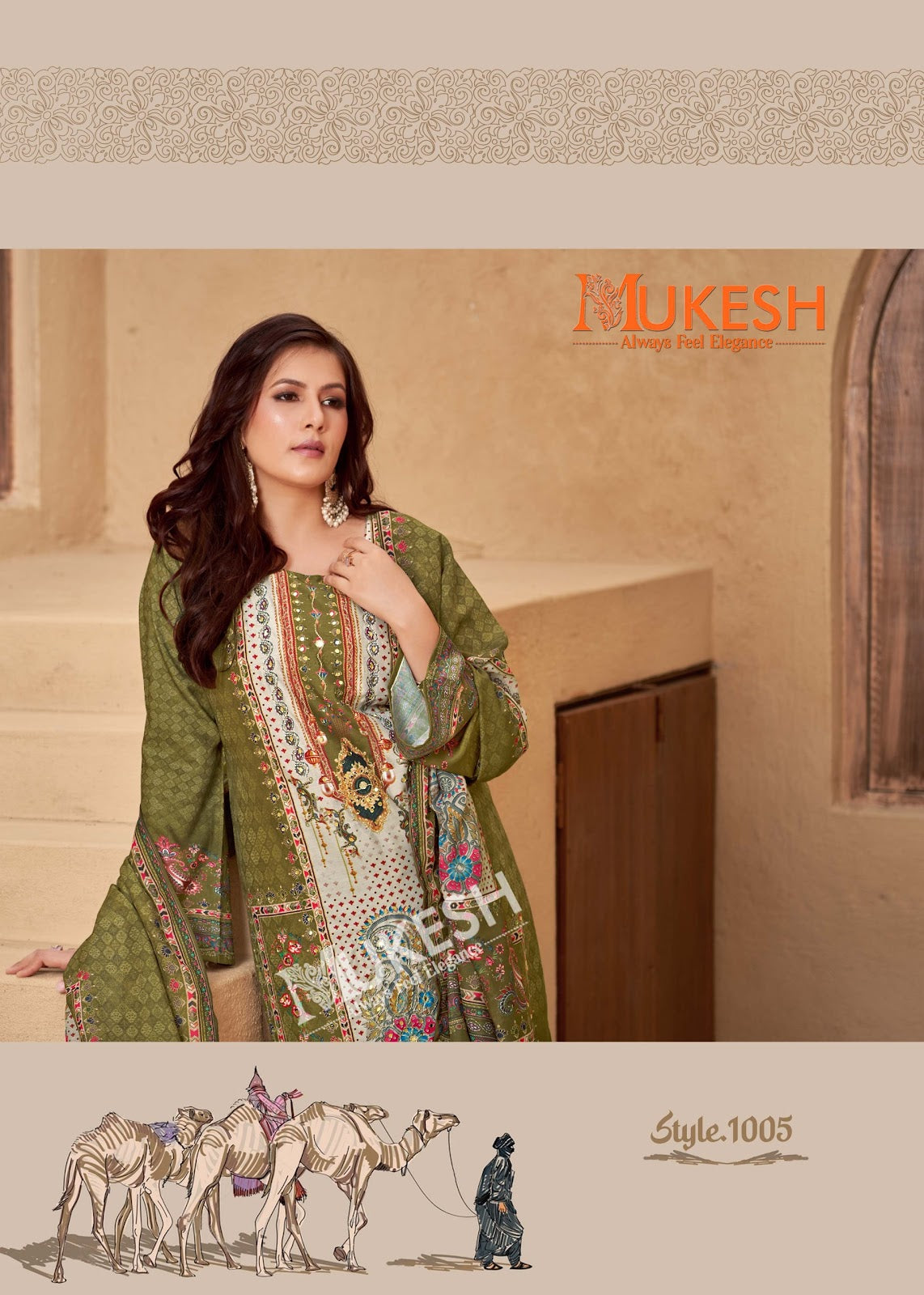 Bin Saeed Mukesh Karachi Banwery Muslin Readymade Pant Style Suits Wholesale Price