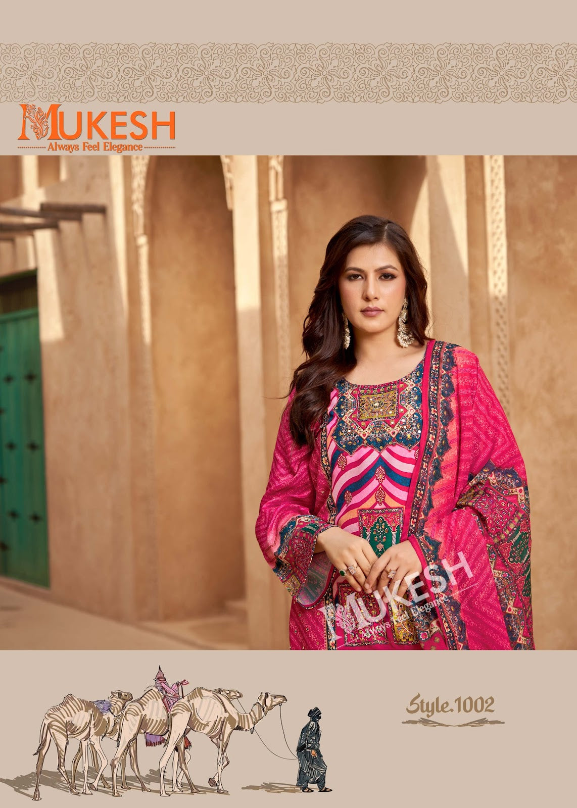 Bin Saeed Mukesh Karachi Banwery Muslin Readymade Pant Style Suits Wholesale Price