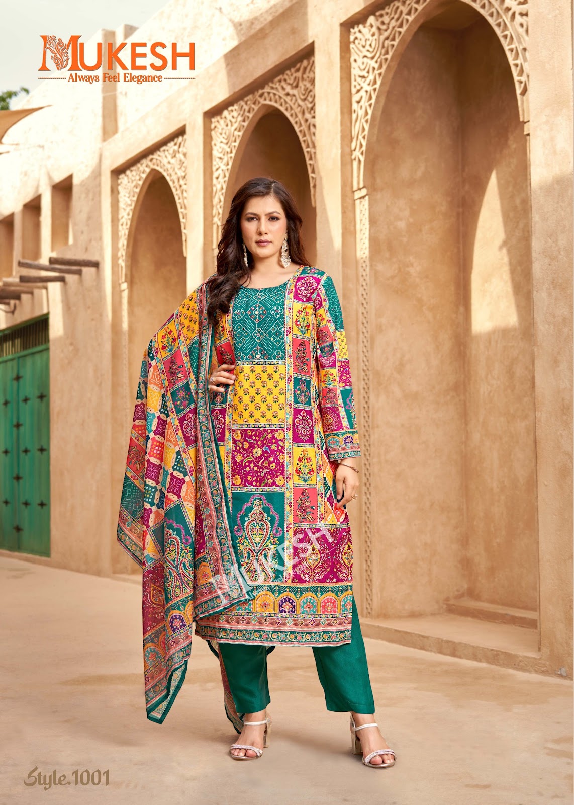 Bin Saeed Mukesh Karachi Banwery Muslin Readymade Pant Style Suits Wholesale Price