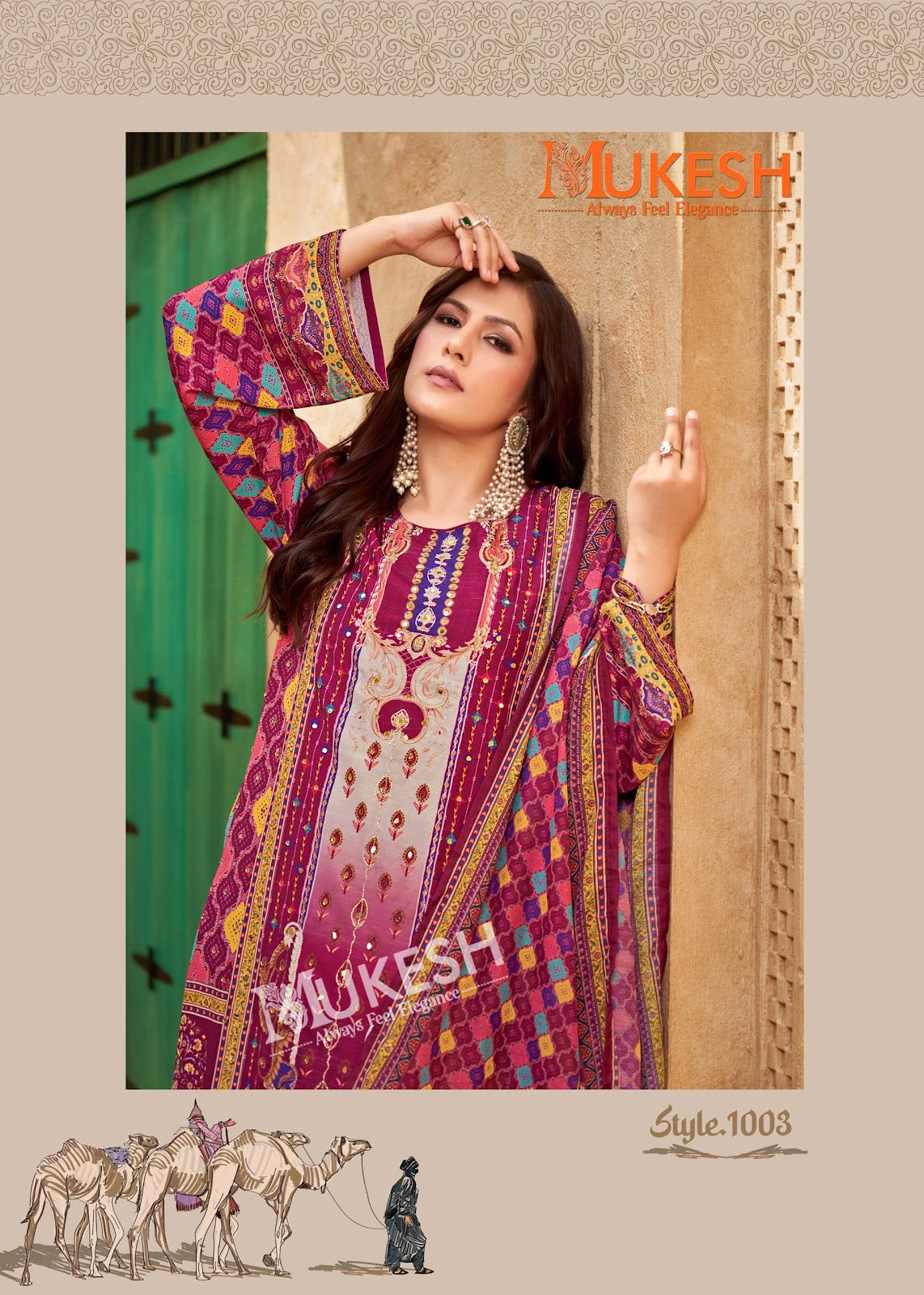 Bin Saeed Mukesh Karachi Banwery Muslin Readymade Pant Style Suits Wholesale Price