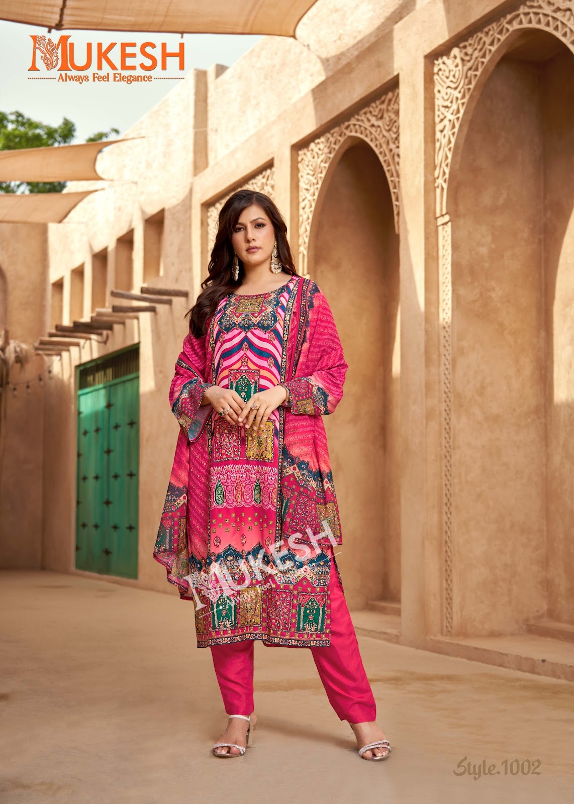 Bin Saeed Mukesh Karachi Banwery Muslin Readymade Pant Style Suits Wholesale Price