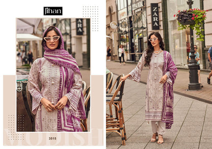 Bin Saeed Lawn Collection Vol 14 Jihan Pure Lawn Pakistani Salwar Suits Wholesaler Ahmedabad