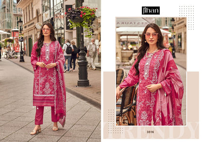 Bin Saeed Lawn Collection Vol 14 Jihan Pure Lawn Pakistani Salwar Suits Wholesaler Ahmedabad
