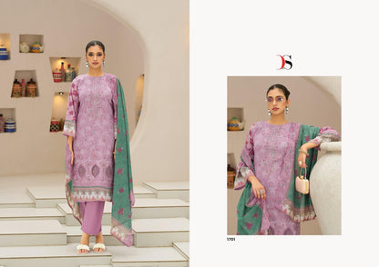 Bin Saeed Lawn Collection Vol 17 Deepsy Pure Cotton Pakistani Salwar Suits Exporter Gujarat