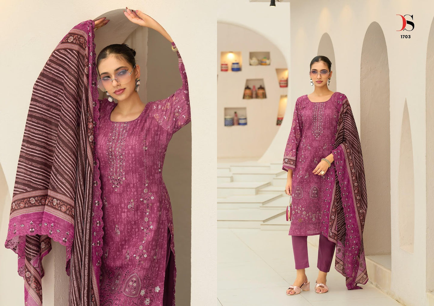 Bin Saeed Lawn Collection Vol 17 Deepsy Pure Cotton Pakistani Salwar Suits Exporter Gujarat