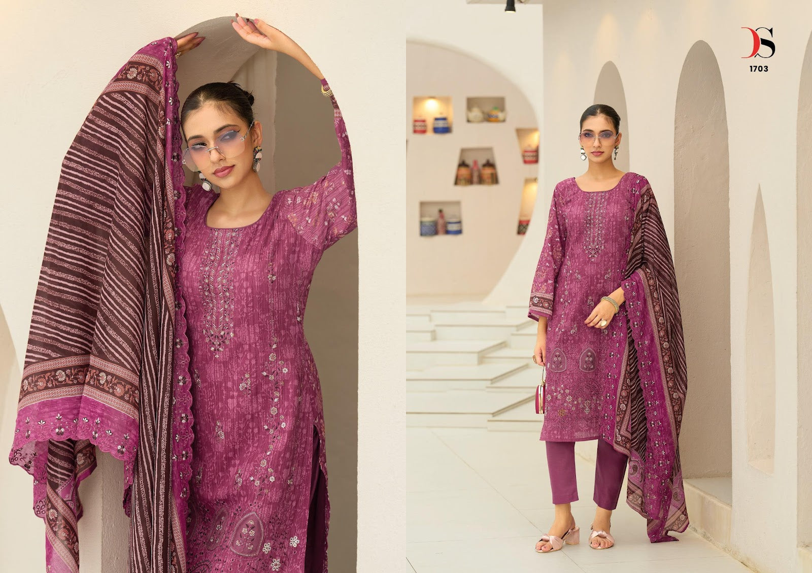 Bin Saeed Lawn Collection Vol 17 Deepsy Pure Cotton Pakistani Salwar Suits Exporter Gujarat