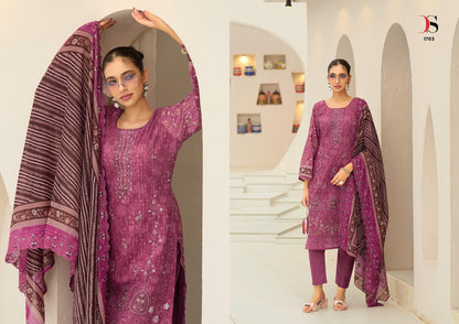 Bin Saeed Lawn Collection Vol 17 Deepsy Pure Cotton Pakistani Salwar Suits Exporter Gujarat