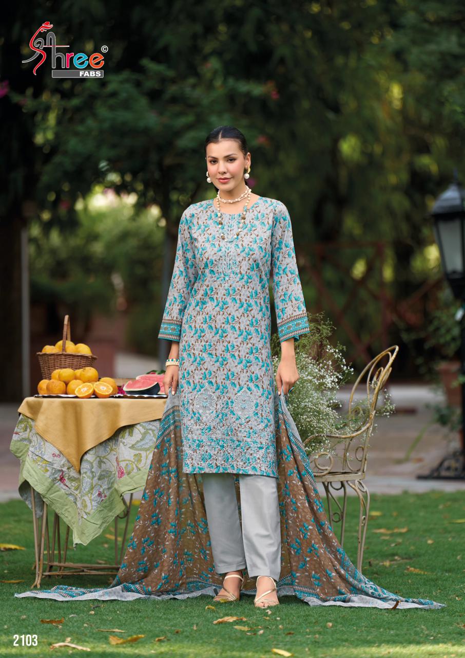 Bin Saeed Lawn Collection Vol 21 Shree Fabs Pure Cotton Pakistani Salwar Suits Wholesale Price