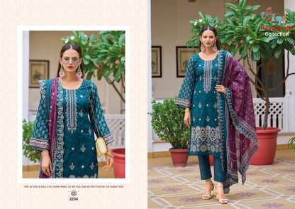 Bin Saeed Lawn Collection Vol 22 Shree Fabs Pure Cotton Pakistani Readymade Suits Supplier