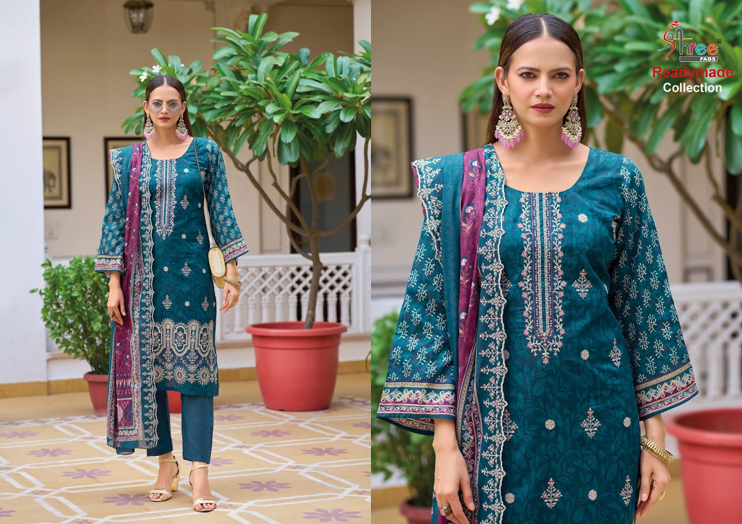 Bin Saeed Lawn Collection Vol 22 Shree Fabs Pure Cotton Pakistani Readymade Suits Supplier