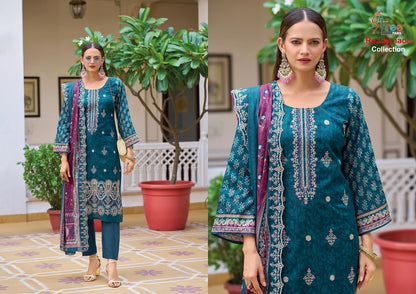 Bin Saeed Lawn Collection Vol 22 Shree Fabs Pure Cotton Pakistani Readymade Suits Supplier