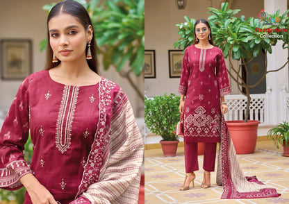 Bin Saeed Lawn Collection Vol 22 Shree Fabs Pure Cotton Pakistani Readymade Suits Supplier