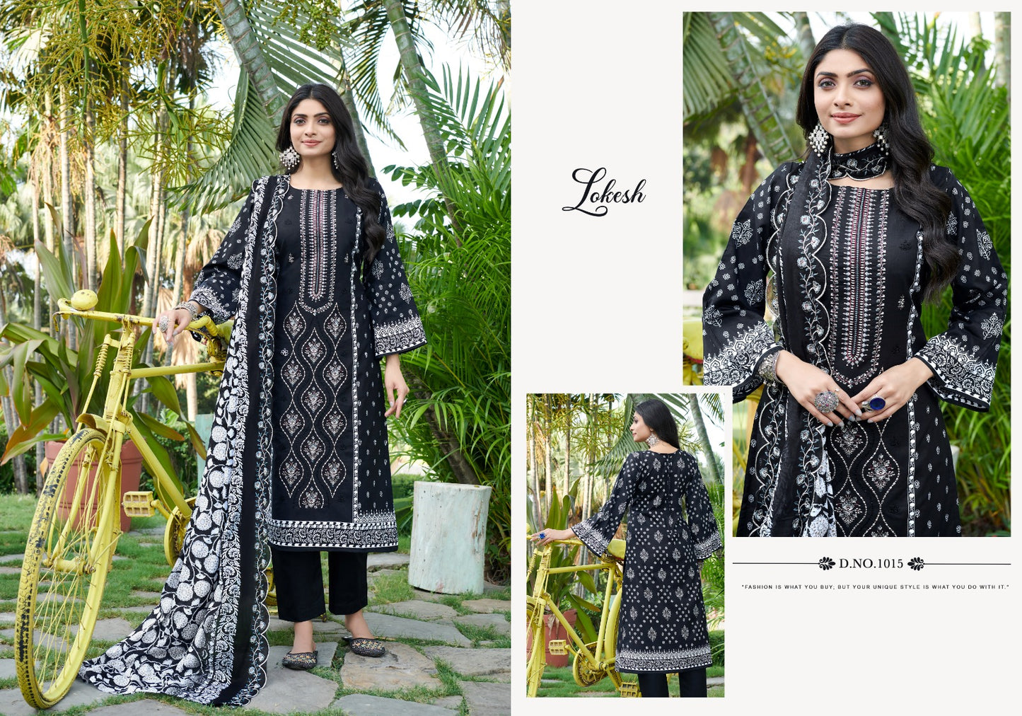 Bin Saeed Lokesh Cambric Cotton Karachi Salwar Suits Wholesale Price
