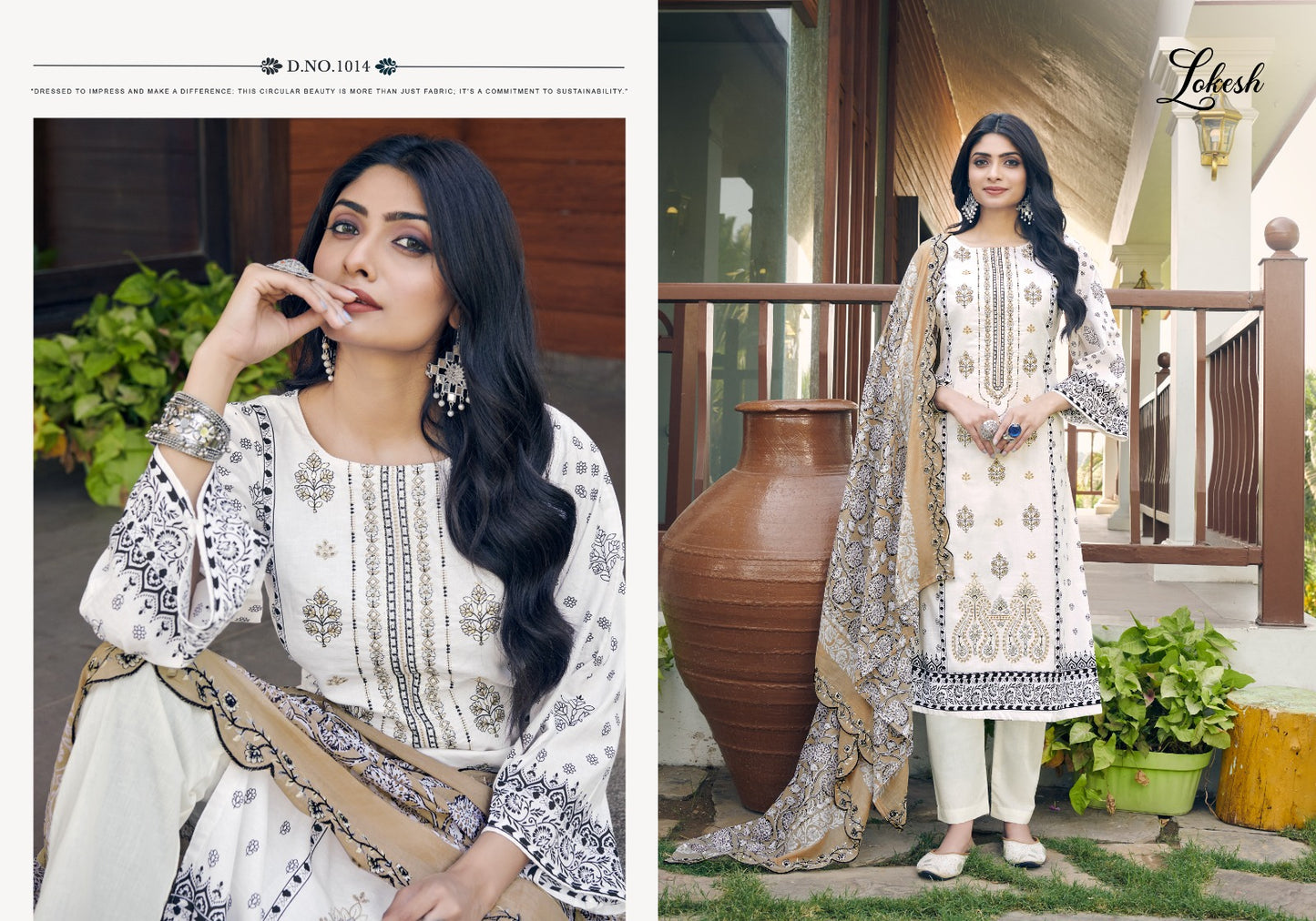 Bin Saeed Lokesh Cambric Cotton Karachi Salwar Suits Wholesale Price